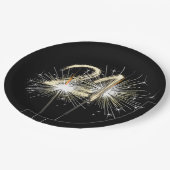 21ste 'Birthday Party'-brochure op zwart Papieren Bordje (Gekanteld)