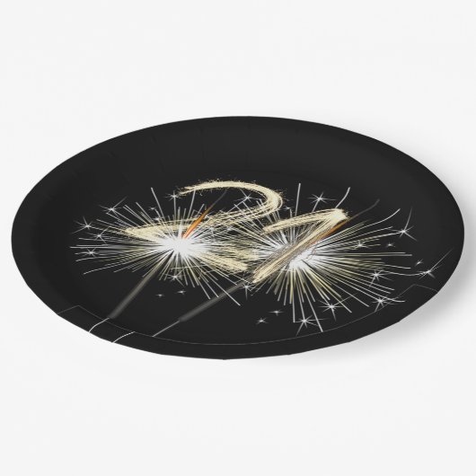 21ste 'Birthday Party'-brochure op zwart Papieren Bordje (Gekanteld)