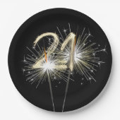 21ste 'Birthday Party'-brochure op zwart Papieren Bordje (Voorkant)