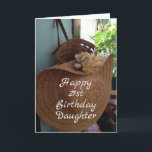 **21ste BIRTHDAY** WIST "BEAUTIFUL DAUGHTER" Kaart<br><div class="desc">EEN KAART VOOR "UW VRIEND OF GEZINSLEDEN" VOOR HAAR TWEEDE DAG MET EEN BEETJE "VAN LANDBOUW" EN EEN VEEL VERLIES EN SOMMIGE NICE-COMPLIMENTEN. (U KUNT DE VERSE IN OF UIT VERANDEREN OM IETS TE ZEGGEN DAT U WENST EN IK HEB HIER EEN SISTER KAART) BEDANKT OM TE STOPPEN MET 1...</div>