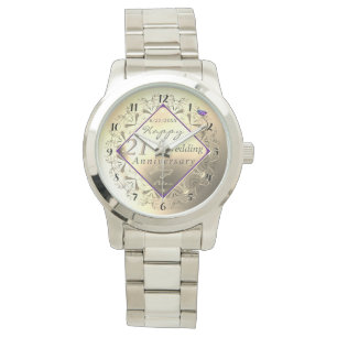 21ste bruiloft Jubileum Brass Watch Horloge