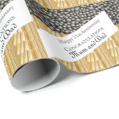 21ste bruiloft Jubileum Cadeaupapier (Rol Hoek)