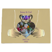 21ste bruiloft Jubileum Claddaugh Iolite Groot Cadeauzakje (Voorkant)