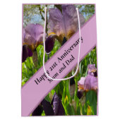 21ste bruiloft Jubileum Medium Cadeauzakje (Achterkant)