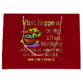 21ste cadeautjes van de Birthday Party. Wat gebeur Groot Cadeauzakje (Voorkant)