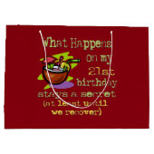 21ste cadeautjes van de Birthday Party. Wat gebeur Groot Cadeauzakje (Achterkant)