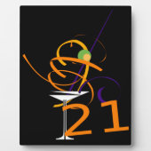 21STE cocktail vieren Fotoplaat (Voorkant)
