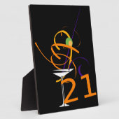 21STE cocktail vieren Fotoplaat (Zijkant)