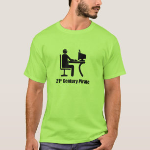 21ste eeuw Piraat T-shirt