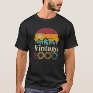 21ste geboorte-cadeau 2000 21 jaar oude  retro t-shirt