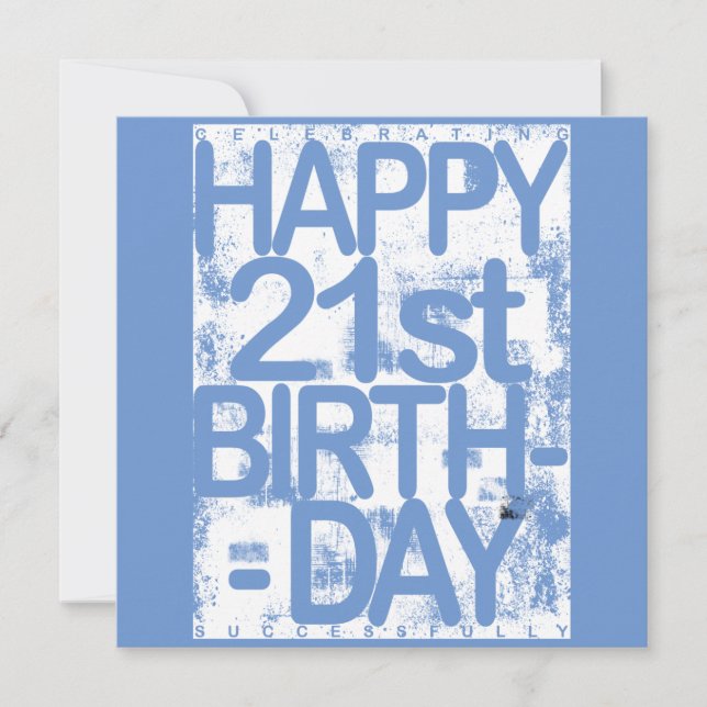 21ste geboortedag (Voorkant)