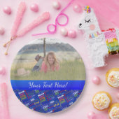 21ste gepersonaliseerd monogram van de Fun-partij  Papieren Bordje (Feest)