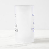 21ste ieder moet in iets geloven matglas bierpul (Center)