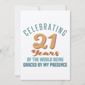 21ste jaardag hoogte kaart (Voorkant)