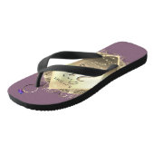 21ste Jubileum voor bruin en oliet huwelijk Teenslippers (Schuin)