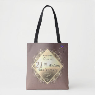21ste Jubileum voor weddenschappen Tote Bag
