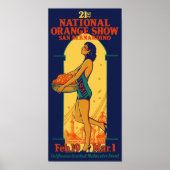21ste nationaal Oranje Show - gistposter 1931 Poster (Voorkant)