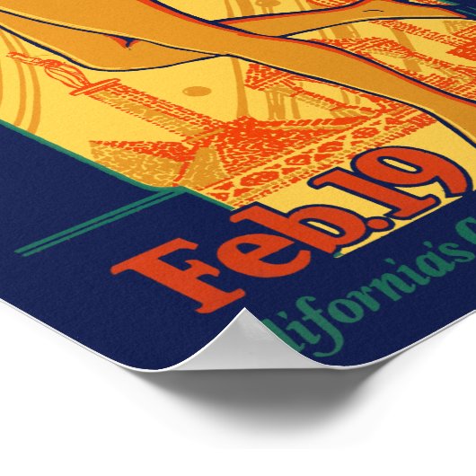 21ste nationaal Oranje Show - gistposter 1931 Poster (Hoek)