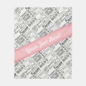 21ste persoonlijke cadeautjes van Birthday Party Fleece Deken (Voorkant)