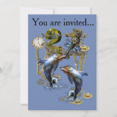 21ste Steampunk Birthday Kaart (Voorkant)