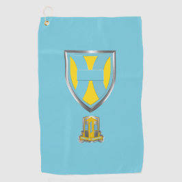 21ste Theater Command Gepersonaliseerd patchsignal Golfhanddoek