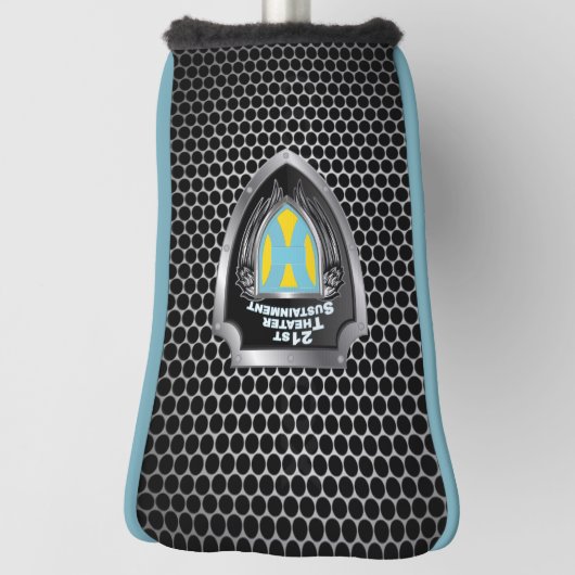 21ste Theater Sustainment Command Shield Golfheadcover (Draai 90)