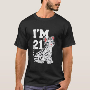 21ste verjaardag 21 jaar oude dierentuin uit de ti t-shirt