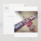 21ste verjaardag briefkaart (Voorkant / Achterkant)