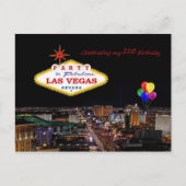 21ste verjaardag Briefkaart Las Vegas (Voorkant)
