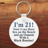 21ste verjaardag cadeautjes sleutelhanger (Voorkant)