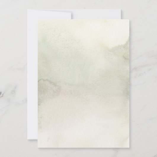 21ste verjaardag Champagne Toast White Sage Floral Kaart (Achterkant)