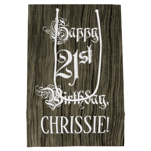 21ste verjaardag: Fancy, Faux Hood Kijk + Aangepas Medium Cadeauzakje (Achterkant)