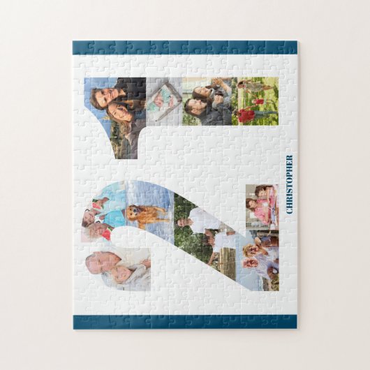 21ste verjaardag Foto Collage nummer 21 Keepomwill Legpuzzel (Verticaal)