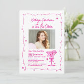 21ste verjaardag foto Espresso Martini Kaart (Staand voorkant)