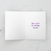 21ste verjaardag: Fun Graffiti-geïnspireerde regen Kaart (Binnen)