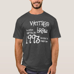 21ste verjaardag Gift 1993  Brew Charcoal Gray T-shirt