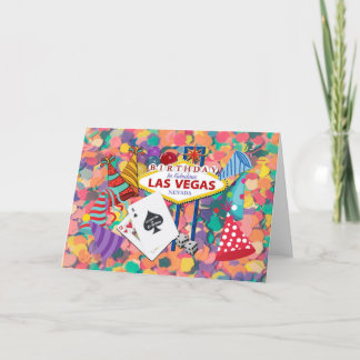 21ste verjaardag in Las Vegas Kaart