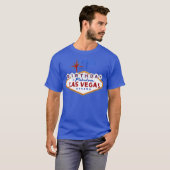 21ste verjaardag in Las Vegas Sign Souvenir T T-shirt (Voorkant volledig)
