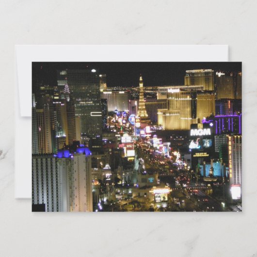 21ste verjaardag in Las Vegas voor mannen Kaart (Achterkant)