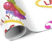 21ste verjaardag in Las Vegas Wrapping Paper Cadeaupapier (Rol Hoek)