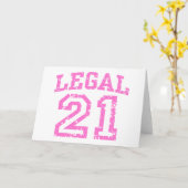 21ste verjaardag kaart (Gele Bloem)