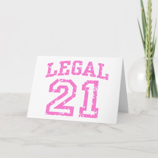 21ste verjaardag kaart (Voorkant)