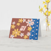 21ste verjaardag kaart (Gele Bloem)