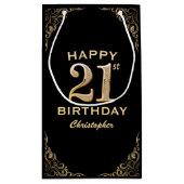 21ste verjaardag Lijst van de Partij van de Zwarte Klein Cadeauzakje (Achterkant)