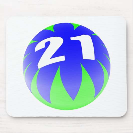 21ste Verjaardag Muismat (Voorkant)