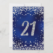 21ste verjaardag na de bevalling kaart (Achterkant)