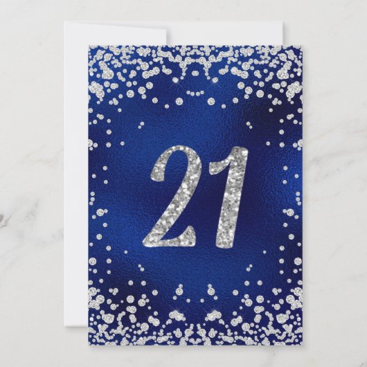 21ste verjaardag na de bevalling kaart (Achterkant)