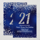 21ste verjaardag na de bevalling kaart (Voorkant / Achterkant)