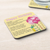 21ste verjaardag - Onderzetter van het Dochtere ge (Linkerzijde)