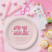 21ste verjaardag papieren bordje (Feest)